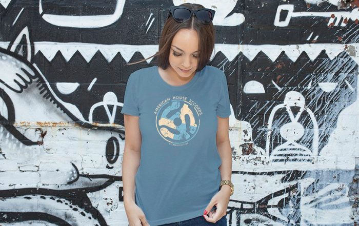 Printed shirt example from Rocky Mountain Apparel portfolio