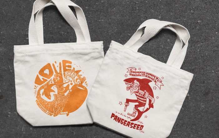 Printed tote bags from Rocky Mountain Apparel portfolio